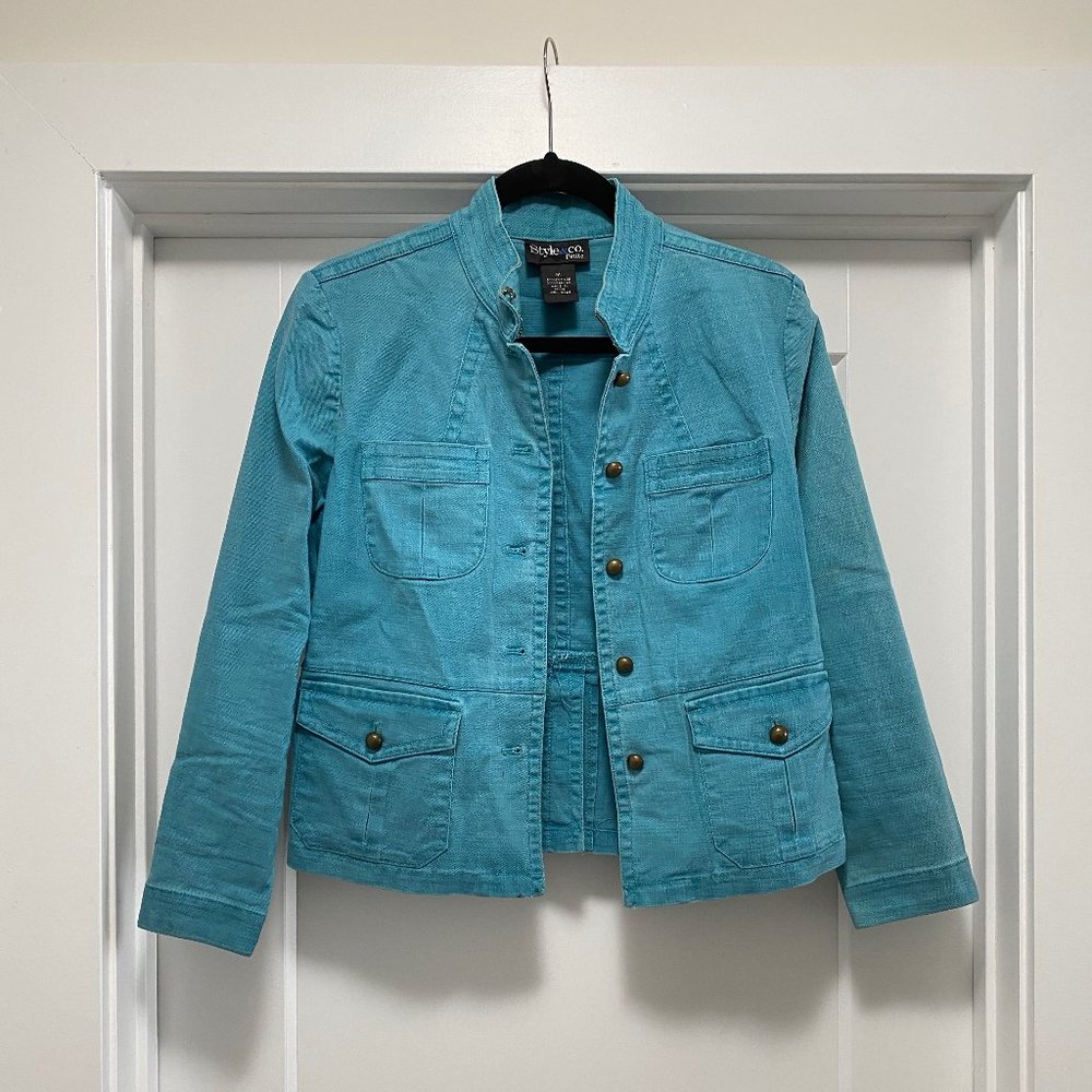 Denim jacket  - unique military style